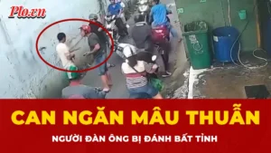Can ngăn mâu thuẫn sau va chạm xe máy, người đàn ông bị hành hung đến bất tỉnh hanh hung 8445 1142.png